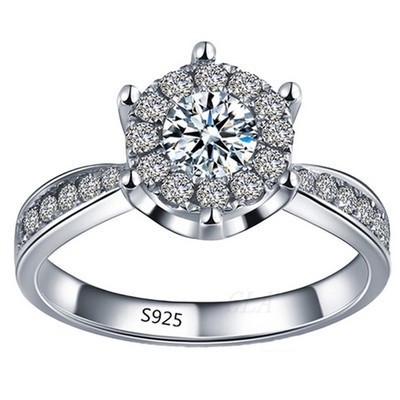 Wish fashion engagement ring exquisite eight heart eight arrow zircon ring female jewelry wholesale